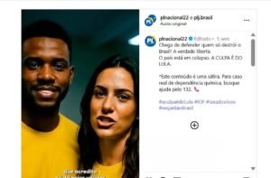 Justiça obriga PL a tirar do ar vídeo que compara apoiadores do PT a usuários de drogas