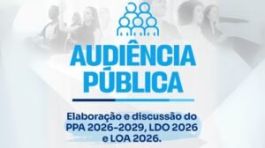 Audiência pública em Augustinópolis vai debater PPA 2026-2029, LDO e LOA nesta sexta-feira