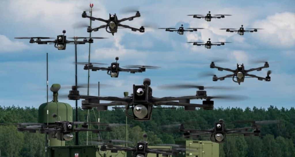 Arma eletromagnética dos EUA elimina 49 drones em teste realizado em Indiana - Imagem do artigo original