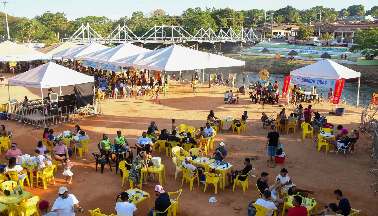 Temporada de Praia 2025 movimenta mais de 50 balneários tocantinenses no primeiro fim de semana de agosto - Imagem do artigo original