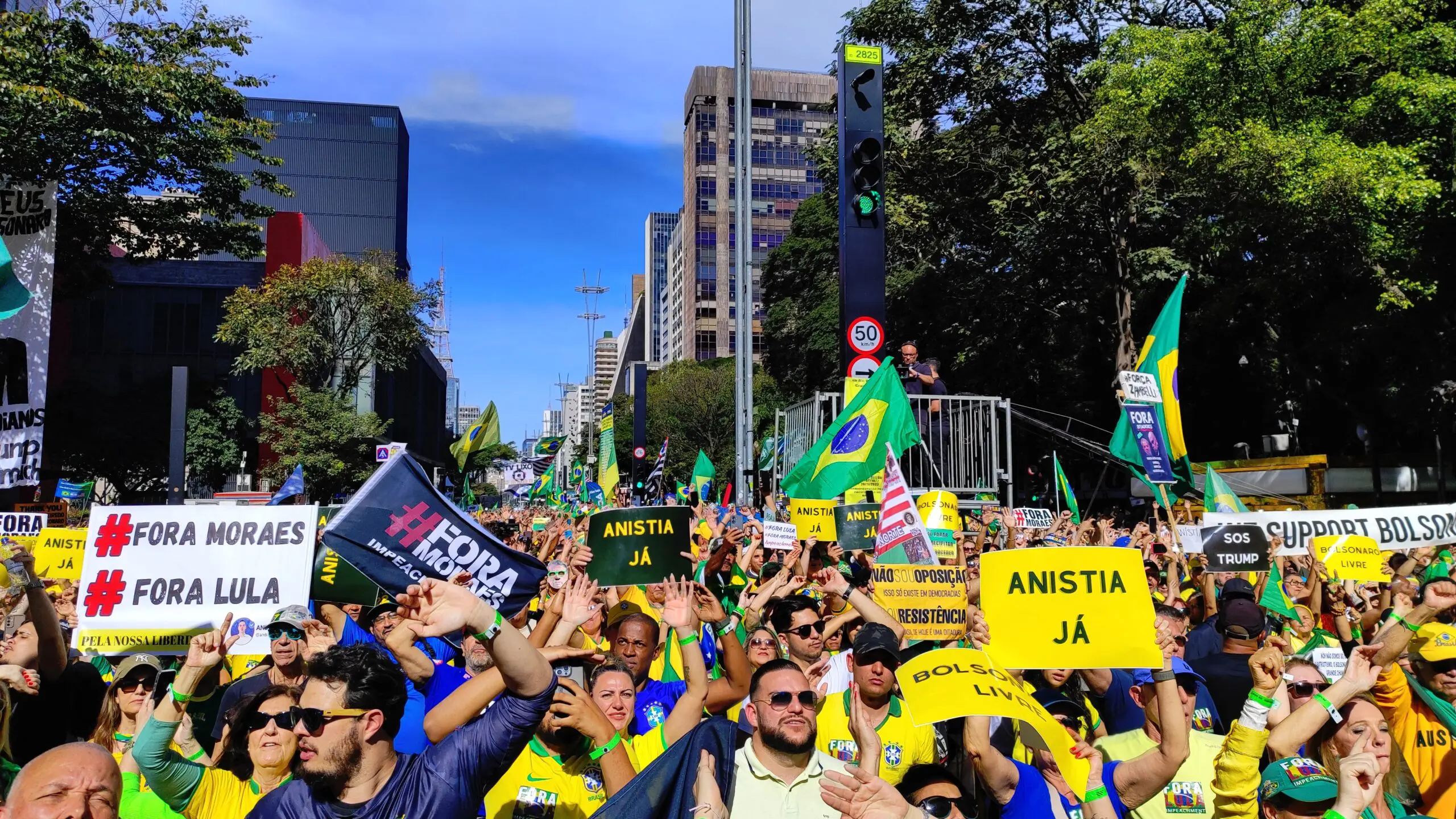 Protestos em 37 cidades pedem impeachment de Alexandre de Moraes sem presença de Bolsonaro - Imagem do artigo original