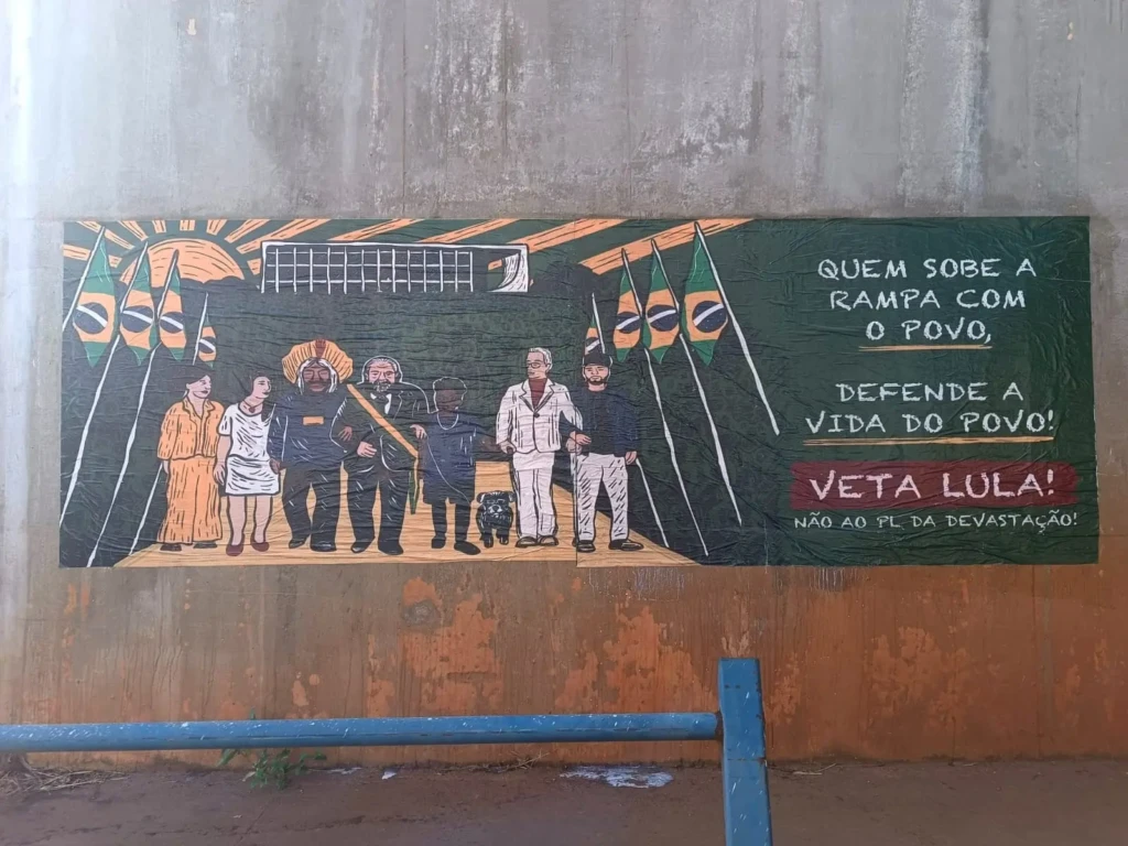 Palmas recebe intervenção artística contra PL do Licenciamento Ambiental e integra mobilização nacional - Imagem do artigo original