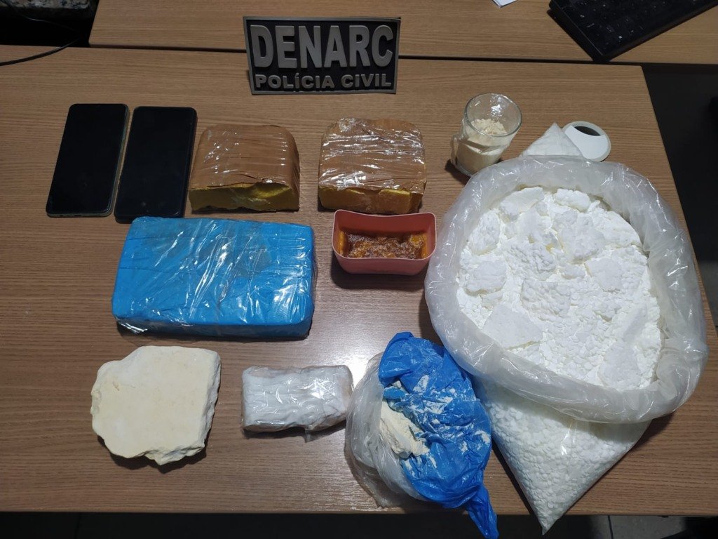 Casal é preso em Miracema do Tocantins com três quilos de drogas destinados à região central do Estado - Imagem do artigo original