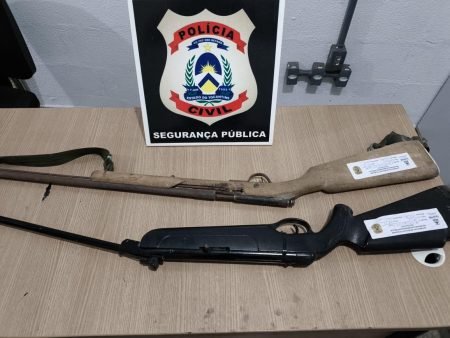 Polícia prende dois homens com arma e simulacro após perseguição em Caseara - Imagem do artigo original