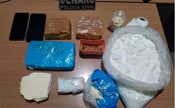 Casal é preso com três quilos de drogas em operação da Polícia Civil em Miracema do Tocantins - Imagem do artigo original