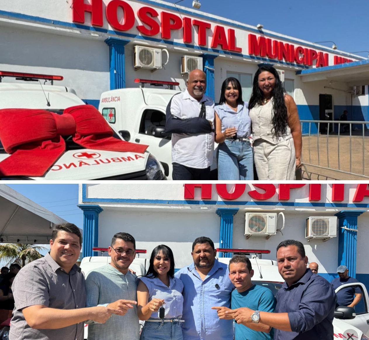 Deputada Janad Valcari entrega duas ambulâncias a Formoso do Araguaia - Imagem do artigo original