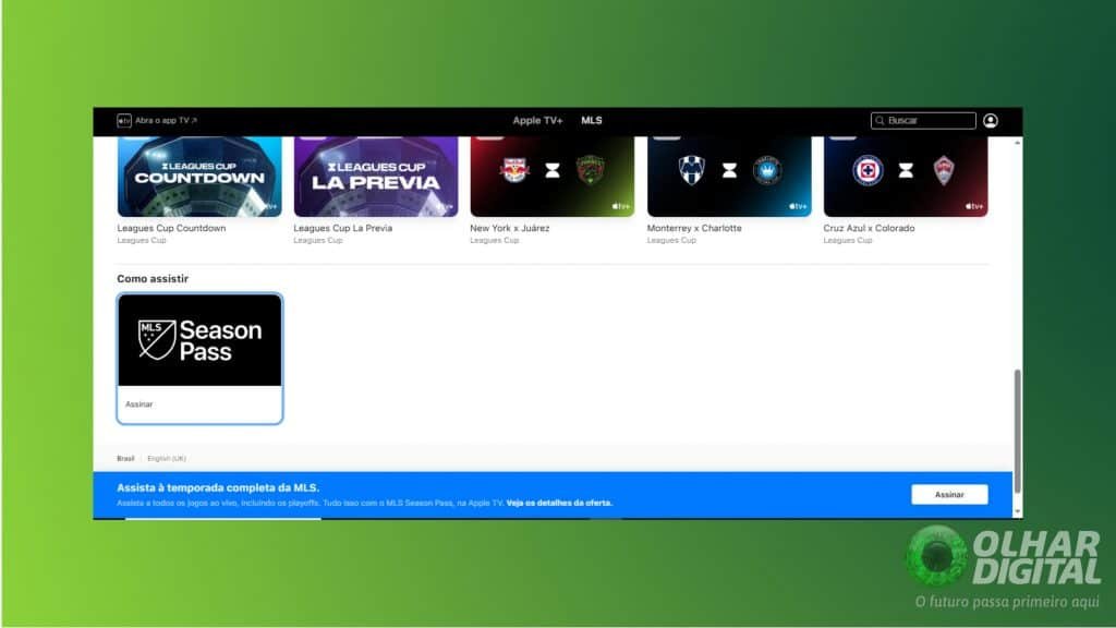 Apple TV+ oferece MLS Season Pass com preço reduzido; veja como assinar e assistir aos jogos - Imagem do artigo original
