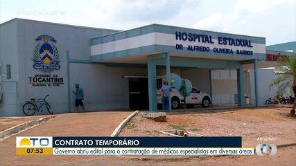 Governo do Tocantins abre seleção para médicos com salários de até R$ 22,5 mil - Imagem do artigo original