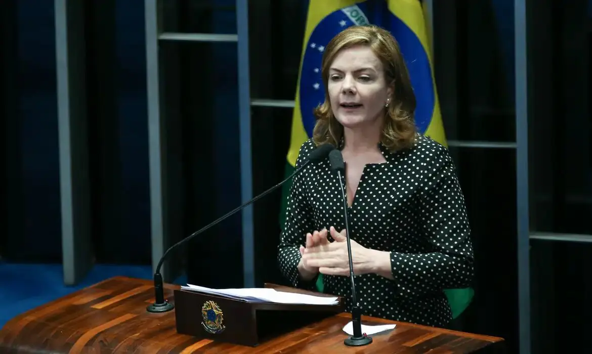 Gleisi Hoffmann usa debate sobre “adultização infantil” para reforçar cobrança por regras às big techs - Imagem do artigo original