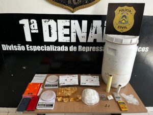 Polícia Civil desmantela bunker de drogas em Palmas e prende dois suspeitos ligados a facção paulista