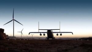 Empresa dos EUA projeta avião de 108 m para transportar pás de turbinas eólicas