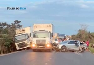 Colisão em série na TO-201 fere motoristas e passageiros entre Axixá e Sítio Novo