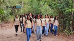 Estudantes de Santana do Araguaia participam de ação ambiental no Parque Estadual do Cantão