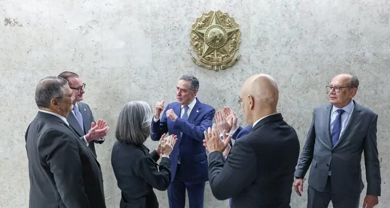 Gilmar Mendes elogia Barroso em despedida e diz não guardar mágoas