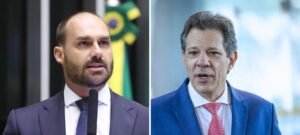 Haddad e Eduardo Bolsonaro aparecem à frente em pesquisa para o Senado por São Paulo