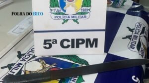 Jovem é detido em flagrante após golpear homem com facão em Tocantinópolis