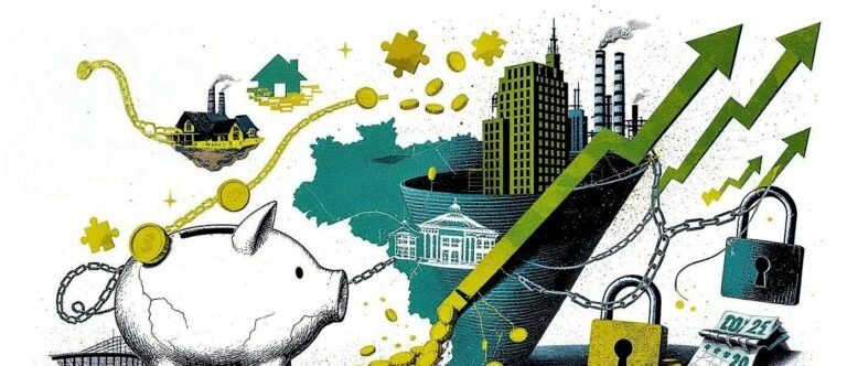 Baixa poupança e endividamento expõem Brasil a crises e dependência de capital externo