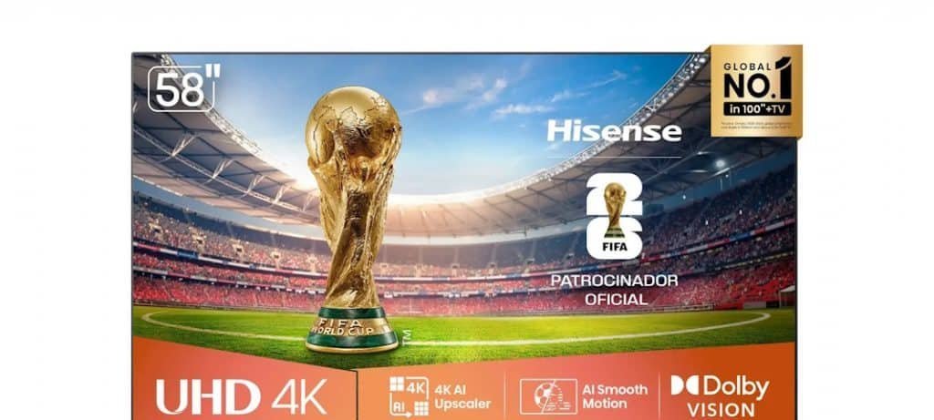 TV 4K de 58” da Hisense entra em promoção antes da Black Friday - Imagem do artigo original