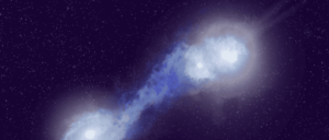 Astrônomos registram, pela primeira vez, fusão de três buracos negros supermassivos ativos