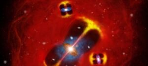 Aglomerado SPT2349-56 exibe gás 5 vezes mais quente que o previsto e desafia modelos do Universo inicial