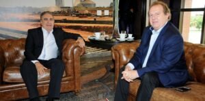 Vice-governador Laurez e ex-governador Carlesse discutem possível aliança para o próximo pleito