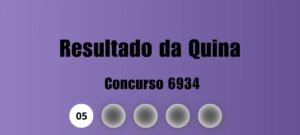 Quina 6934 acumula e próximo prêmio deve chegar a R$ 8 milhões