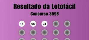 Concurso 3596 da Lotofácil sorteia prêmio de R$ 1,8 milhão; confira os números