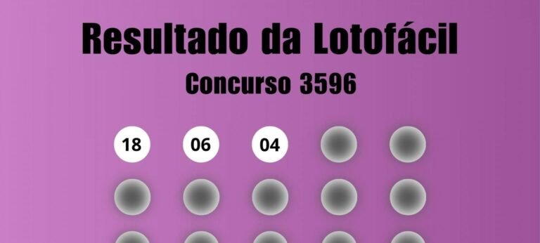Concurso 3596 da Lotofácil sorteia prêmio de R$ 1,8 milhão; confira os números