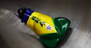 Brasil termina em 24º na primeira descida do bobsled 2-man nos Jogos de Inverno