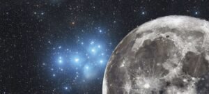 Lua se aproxima do aglomerado das Plêiades nesta segunda-feira à noite