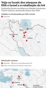 Itamaraty orienta brasileiros a evitarem o Oriente Médio após bombardeios ao Irã