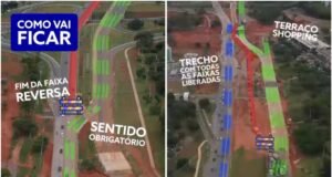 Tráfego na Epig muda nesta quarta (4/3) com encerramento de faixa reversa