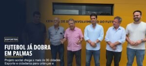 Projeto “Futebol Já” dobra atendimentos em Palmas e será levado a mais de 30 cidades do Tocantins