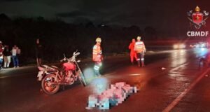 Pedestre morre após ser atropelado por moto na DF-440, em Sobradinho