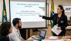 Ministério Público Eleitoral reforça regras da pré-campanha e manda retirar material irregular em Gurupi