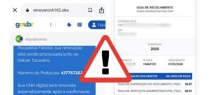 Golpistas imitam sites oficiais e cobram taxas na renovação da CNH; Detran/TO destaca gratuidade do serviço