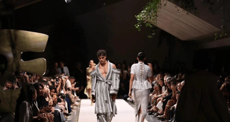 Brunna Lettieri, Carmen Steffens e Sacramound abrem a noite final do Metrópoles Catwalk