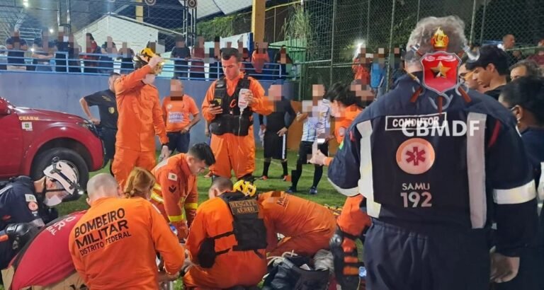 Jogador amador de 59 anos sofre parada cardiorrespiratória e morre em clube da Asa Sul