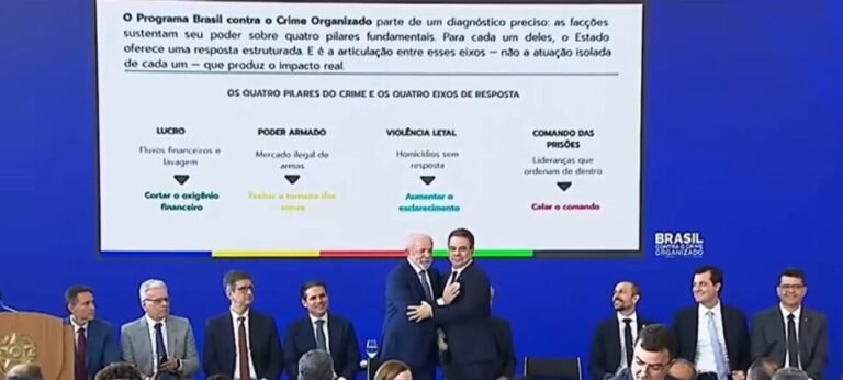 Governo anuncia programa de R$ 11 bilhões para enfrentar o crime organizado
